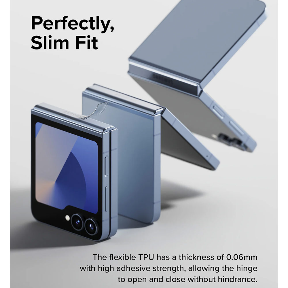 Picture of Samsung Galaxy Z Flip 6  | Ringke Hinge Dual Easy Film  for Samsung Galaxy Z Flip 6 (2pcs Pack)