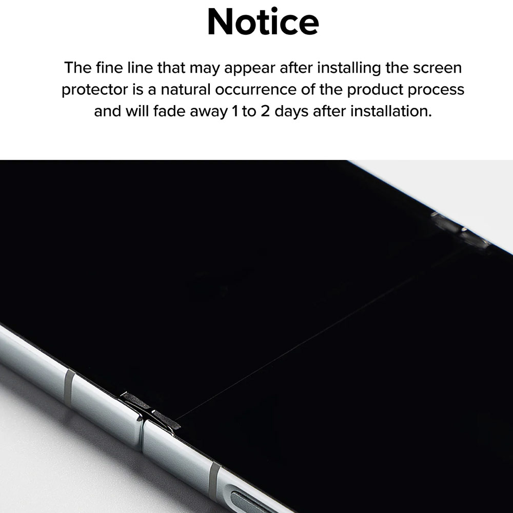 Picture of Samsung Galaxy Z Flip 6  | Ringke Hinge Dual Easy Film  for Samsung Galaxy Z Flip 6 (2pcs Pack)