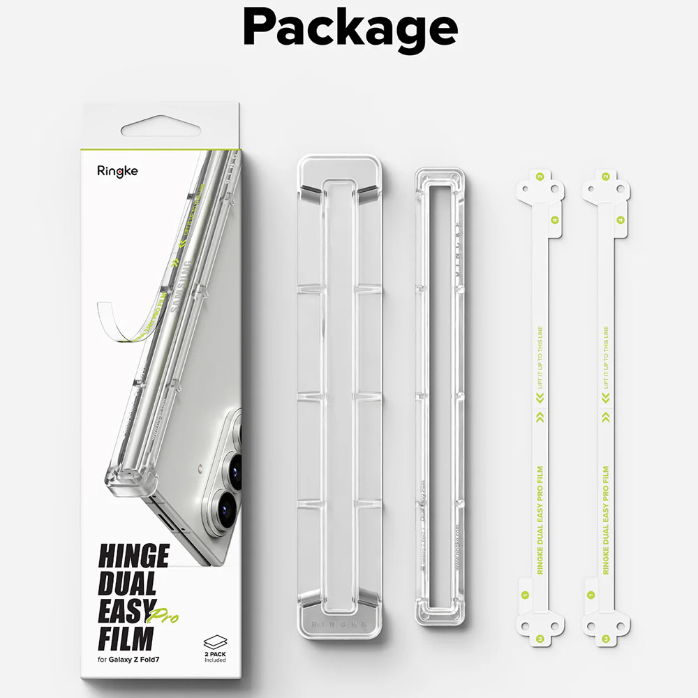 Picture of Samsung Galaxy Z Fold 7  | Ringke Hinge Dual Easy Pro Film for Samsung Galaxy Z Fold 7 (2 Pack)