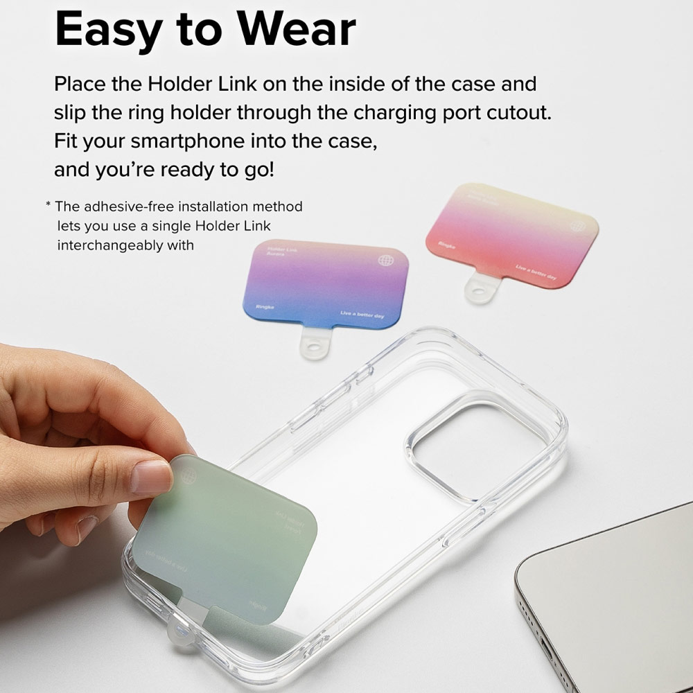 Picture of Ringke Holder Link TPU Card (ALOHA SUNSET)