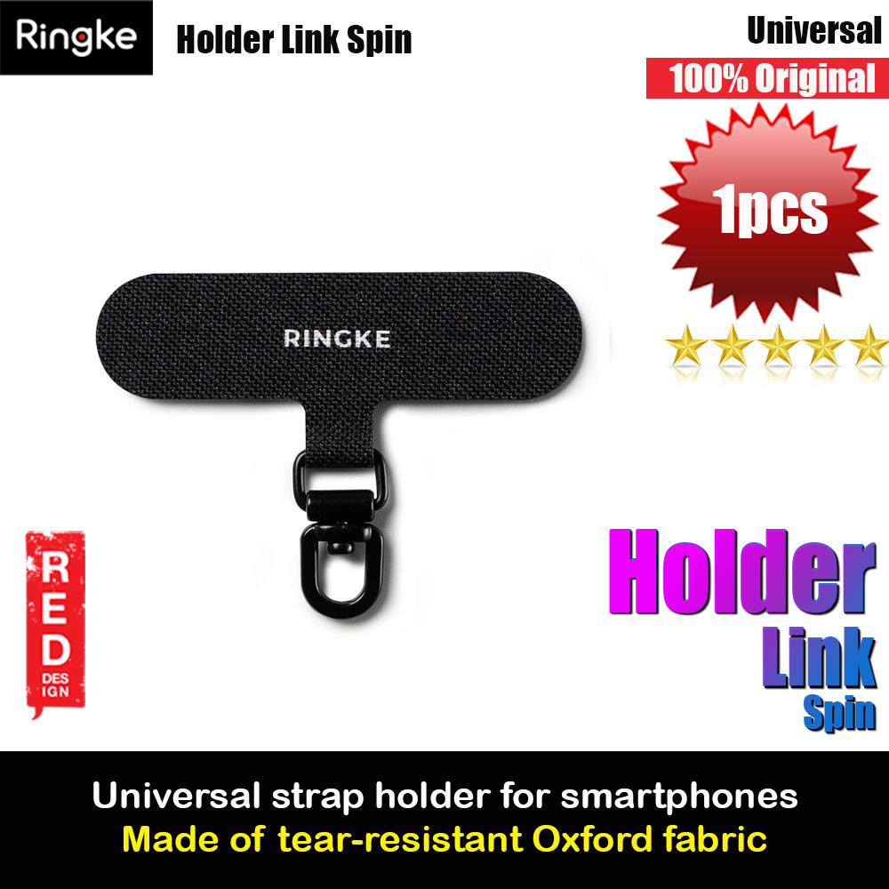 Picture of Ringke Holder Link Spin T Shape for Strap (Calm Black) Red Design- Red Design Cases, Red Design Covers, iPad Cases and a wide selection of Red Design Accessories in Malaysia, Sabah, Sarawak and Singapore 
