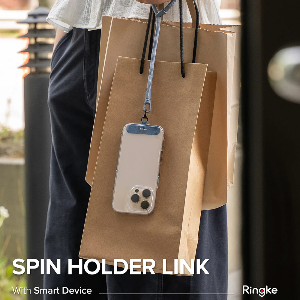 Picture of Ringke Holder Link Spin T Shape for Strap (Denim Blue)