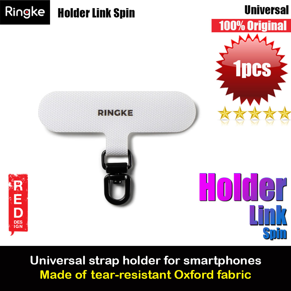 Picture of Ringke Holder Link Spin T Shape for Strap (Cotton White) Red Design- Red Design Cases, Red Design Covers, iPad Cases and a wide selection of Red Design Accessories in Malaysia, Sabah, Sarawak and Singapore 