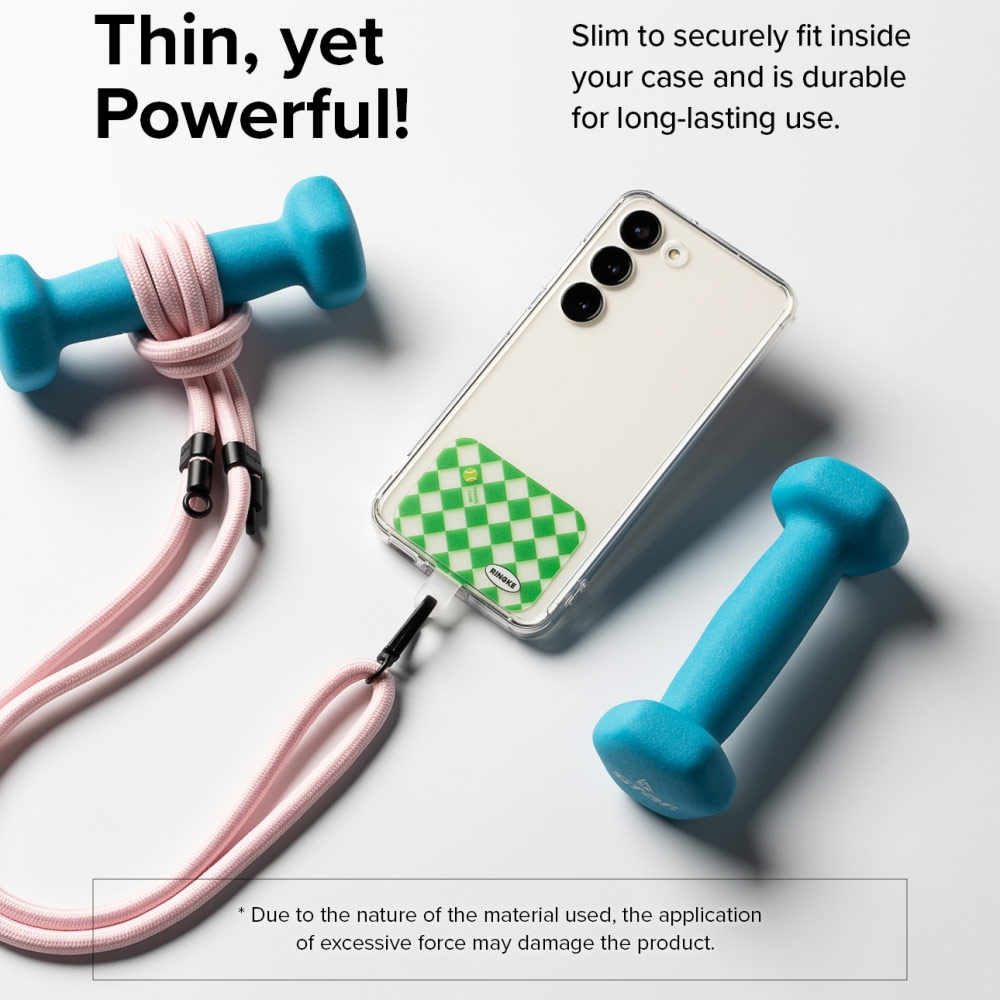 Picture of Ringke Shoulder Strap Design Holder Link Rope Lanyard for Phone case (Focus Design Pink Rope)