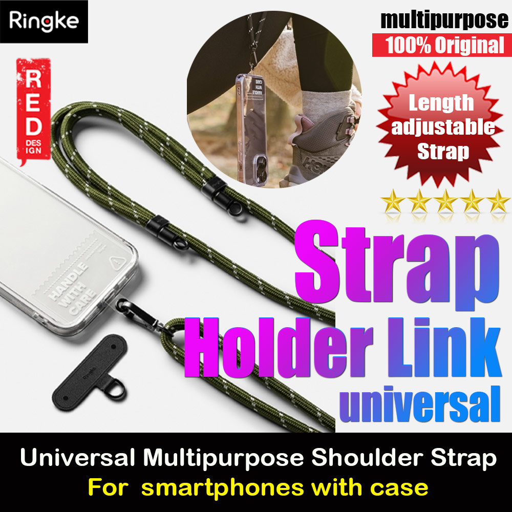 Picture of Ringke Shoulder Strap Holder Link for Phone case (Khakis White) Red Design- Red Design Cases, Red Design Covers, iPad Cases and a wide selection of Red Design Accessories in Malaysia, Sabah, Sarawak and Singapore 