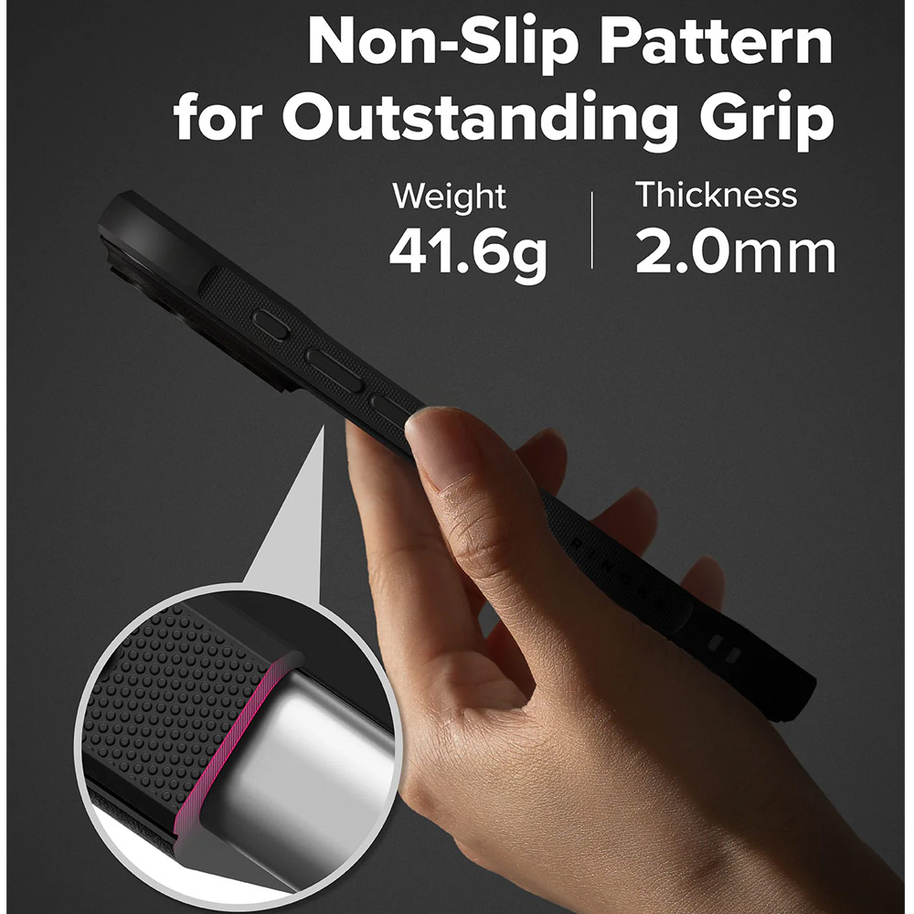 Picture of Apple iPhone 17 Pro 6.3 Case | Ringke Onyx Magnetic TPU Anti Finger Print Anti Slip Drop Protection Case for iPhone 17 Pro 6.3 (Camo Black)