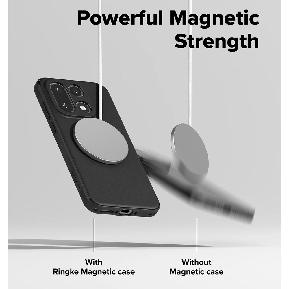Picture of OnePlus 15 Case | Ringke Onyx Magnetic Drop Protection Case for OnePlus 15 (Black)