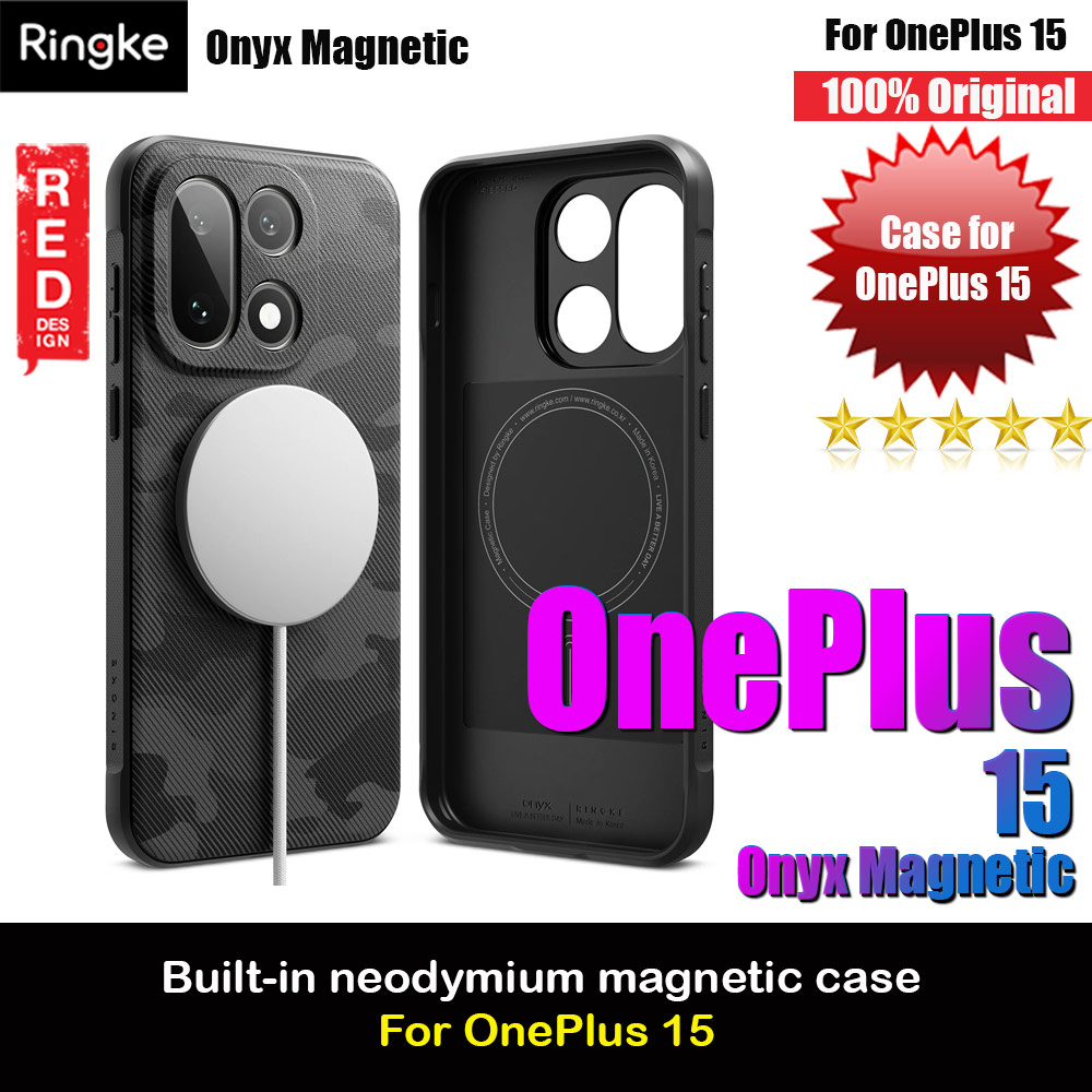Picture of Ringke Onyx Magnetic Drop Protection Case for OnePlus 15 (Camo Black) OnePlus 15- OnePlus 15 Cases, OnePlus 15 Covers, iPad Cases and a wide selection of OnePlus 15 Accessories in Malaysia, Sabah, Sarawak and Singapore 