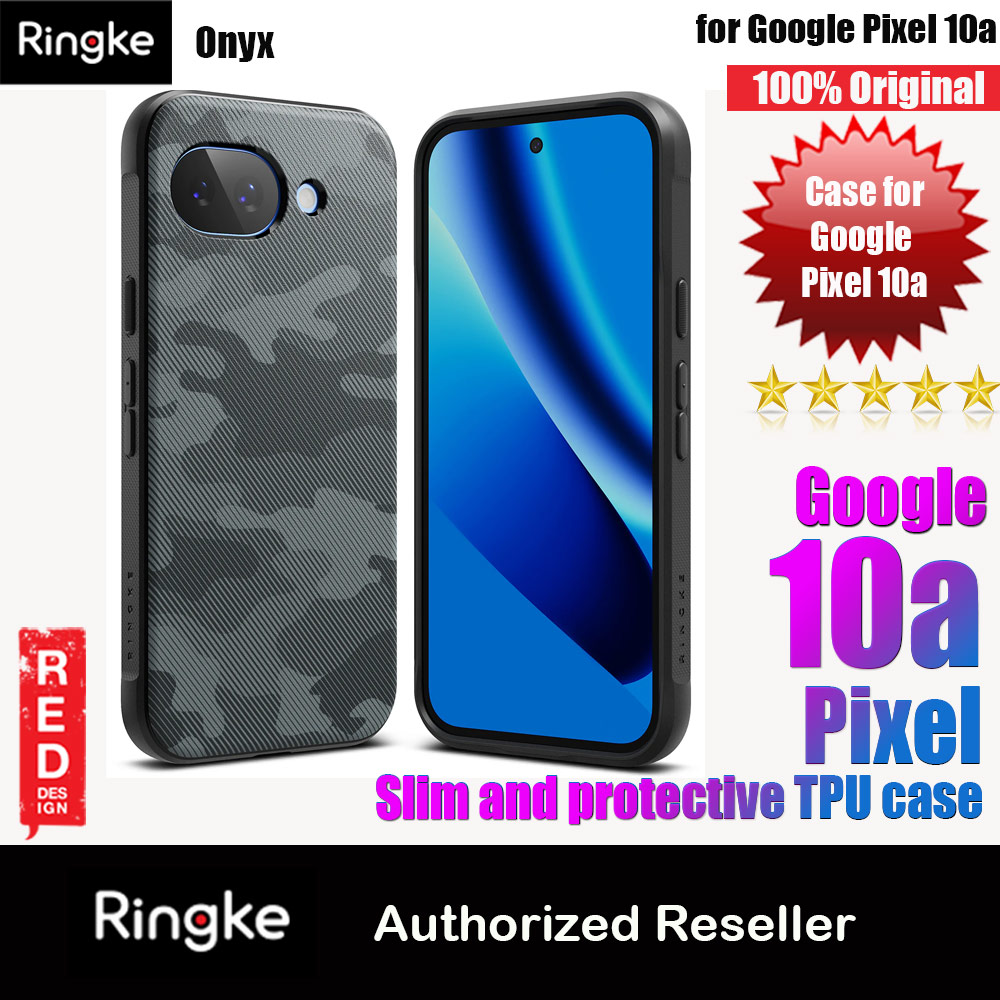 Picture of Ringke Onyx Slim TPU Protection Case for Google Pixel 10a (Camo Black) Google Pixel 10a- Google Pixel 10a Cases, Google Pixel 10a Covers, iPad Cases and a wide selection of Google Pixel 10a Accessories in Malaysia, Sabah, Sarawak and Singapore 