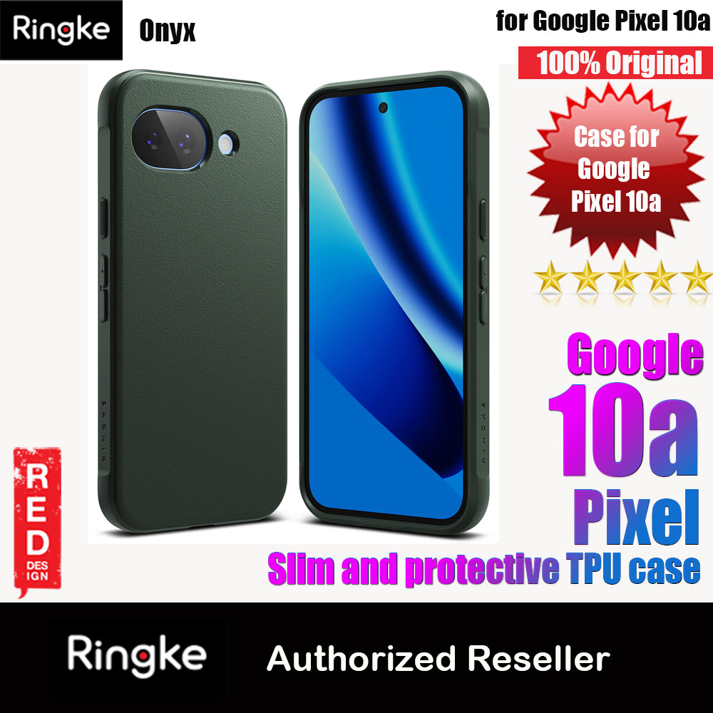 Picture of Ringke Onyx Slim TPU Protection Case for Google Pixel 10a (Dark Green) Google Pixel 10a- Google Pixel 10a Cases, Google Pixel 10a Covers, iPad Cases and a wide selection of Google Pixel 10a Accessories in Malaysia, Sabah, Sarawak and Singapore 