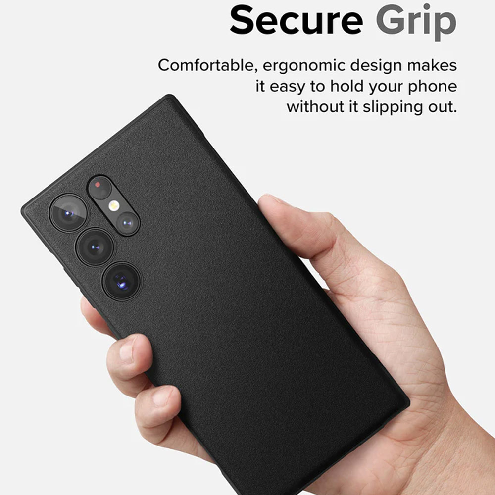 Picture of Samsung Galaxy S23 Ultra Case | Ringke Onyx Drop Protection Case for Samsung Galaxy S23 Ultra (Dark Green)