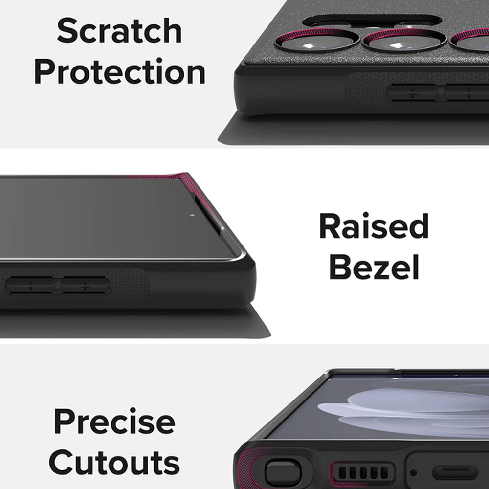 Picture of Samsung Galaxy S23 Ultra Case | Ringke Onyx Drop Protection Case for Samsung Galaxy S23 Ultra (Dark Green)