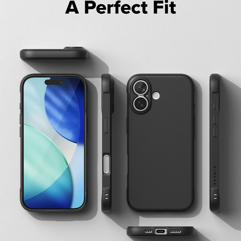 Picture of Apple iPhone 17 6.3 Case | Ringke Onyx TPU Anti Finger Print Anti Slip Drop Protection Case for iPhone 17 6.3 (Black)