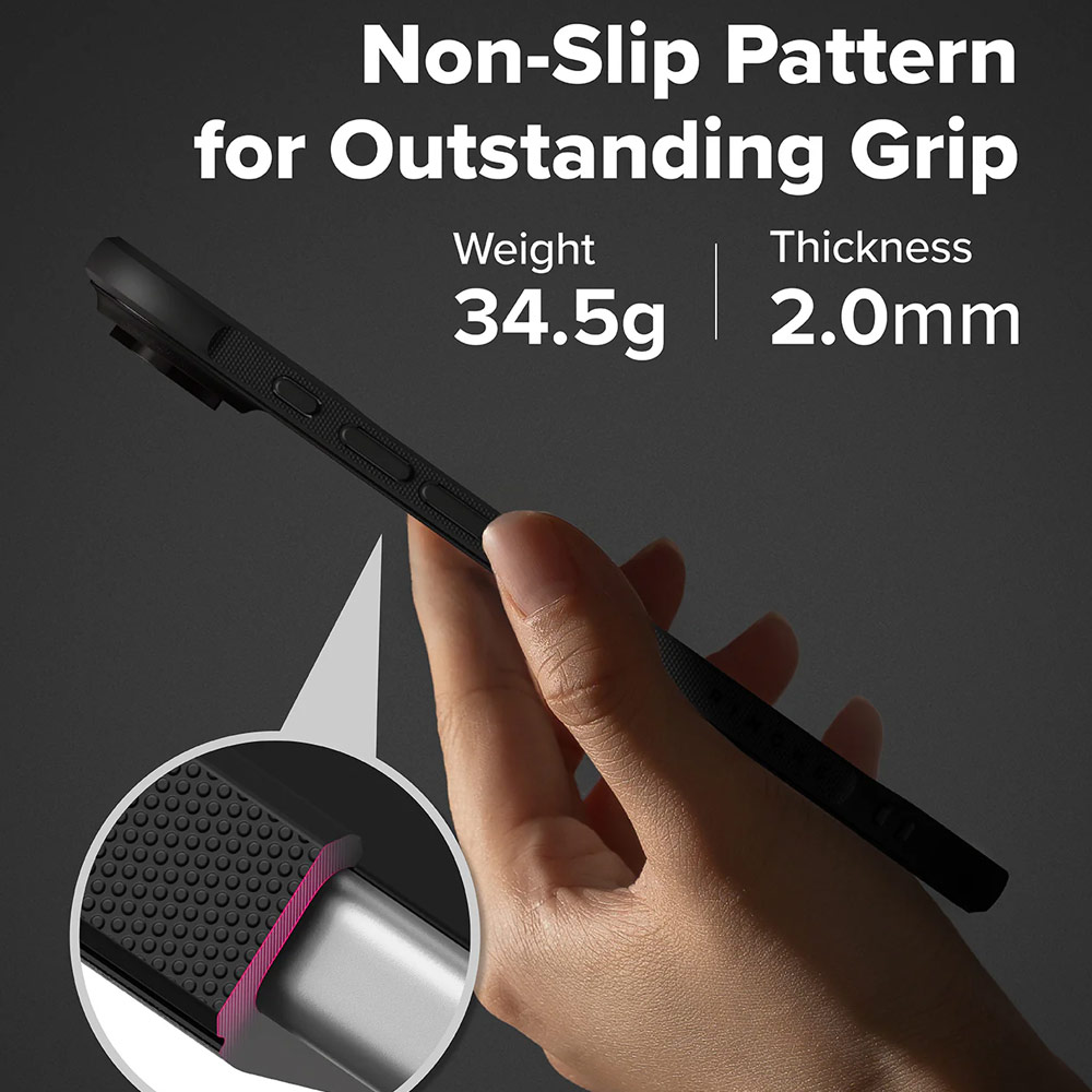 Picture of Apple iPhone Air 6.5 Case | Ringke Onyx TPU Anti Finger Print Anti Slip Drop Protection Case for iPhone Air 6.5 (Black)