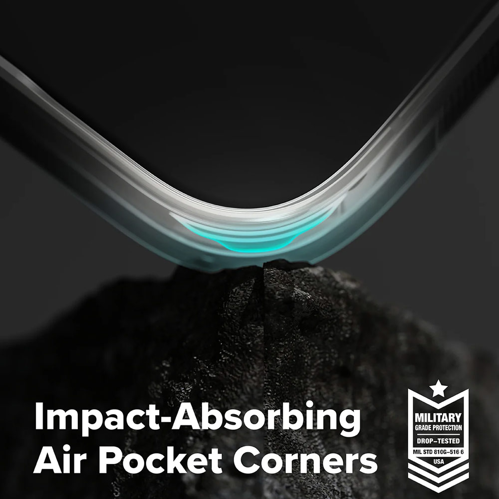 Picture of Apple iPhone Air 6.5 Case | Ringke Onyx TPU Anti Finger Print Anti Slip Drop Protection Case for iPhone Air 6.5 (Black)