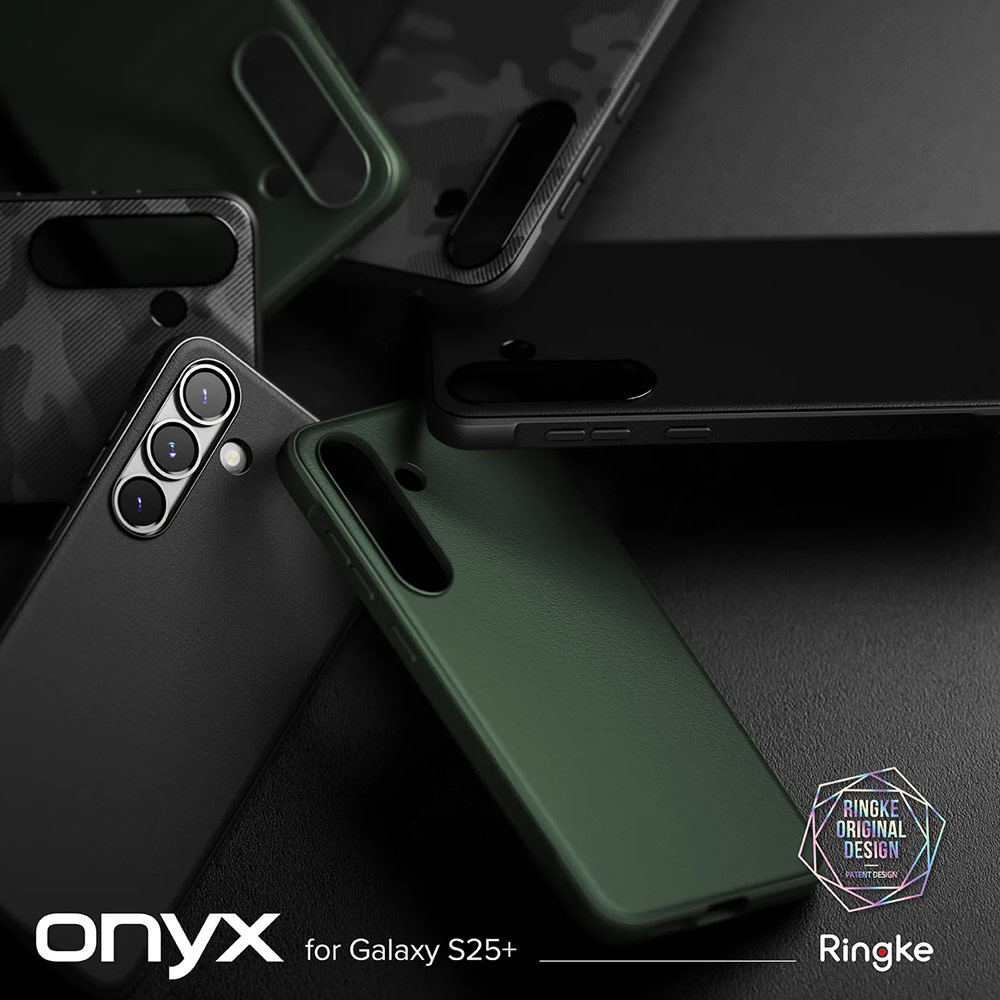 Picture of Samsung Galaxy S25 Plus Case | Ringke Onyx TPU Protection Case for Samsung Galaxy S25 Plus (Camo Black)