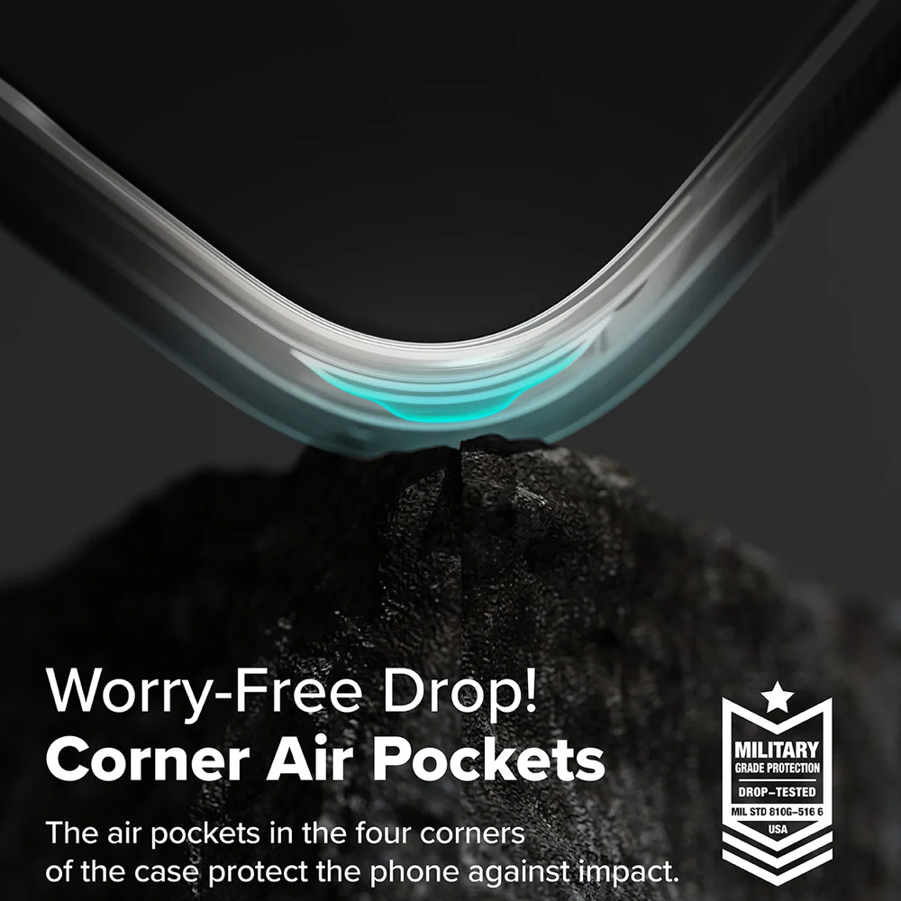 Picture of Apple iPhone 16e Case | Ringke Onyx Heavy Duty TPU Drop Protection Case for iPhone 16e (Camo Black)