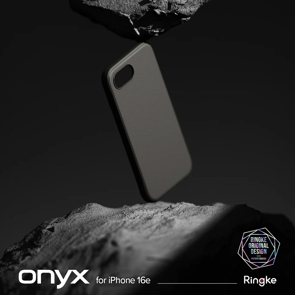 Picture of Apple iPhone 16e Case | Ringke Onyx Heavy Duty TPU Drop Protection Case for iPhone 16e (Gray)