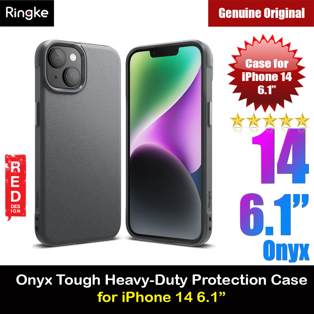 Picture of Ringke Onyx Tough Heavy Duty Protection Case for Apple iPhone 14 6.1 (Dark Gray) Apple iPhone 14 6.1- Apple iPhone 14 6.1 Cases, Apple iPhone 14 6.1 Covers, iPad Cases and a wide selection of Apple iPhone 14 6.1 Accessories in Malaysia, Sabah, Sarawak and Singapore 
