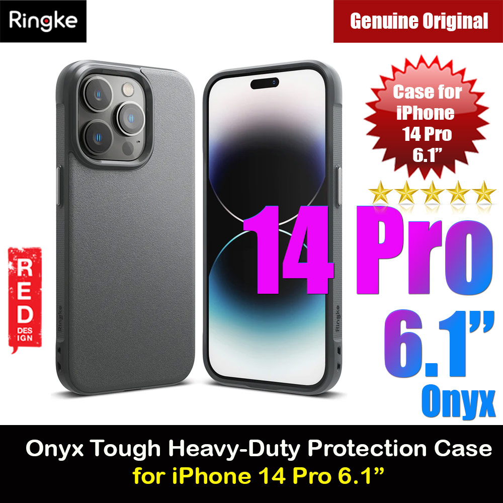 Picture of Ringke Onyx Tough Heavy Duty Protection Case for Apple iPhone 14 Pro 6.1 (Dark Gray) Apple iPhone 14 Pro 6.1- Apple iPhone 14 Pro 6.1 Cases, Apple iPhone 14 Pro 6.1 Covers, iPad Cases and a wide selection of Apple iPhone 14 Pro 6.1 Accessories in Malaysia, Sabah, Sarawak and Singapore 