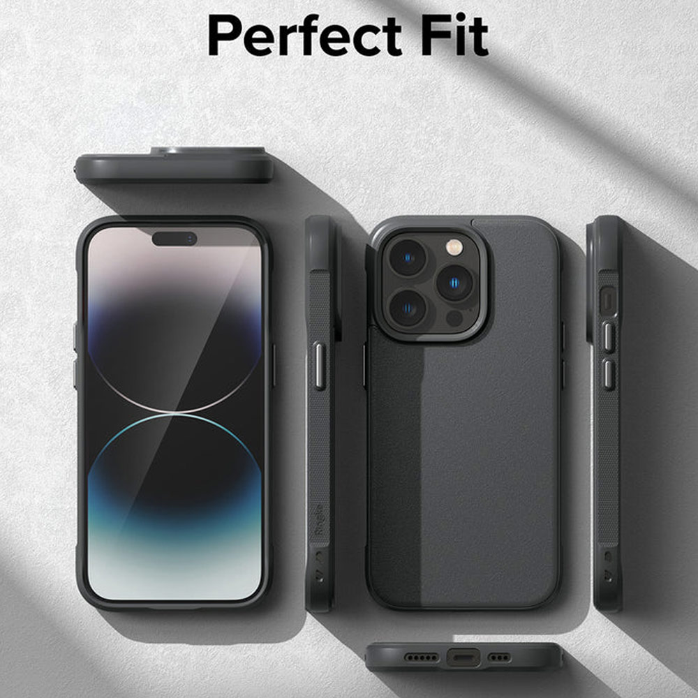 Picture of Apple iPhone 14 Pro 6.1 Case | Ringke Onyx Tough Heavy Duty Protection Case for Apple iPhone 14 Pro 6.1 (Dark Gray)