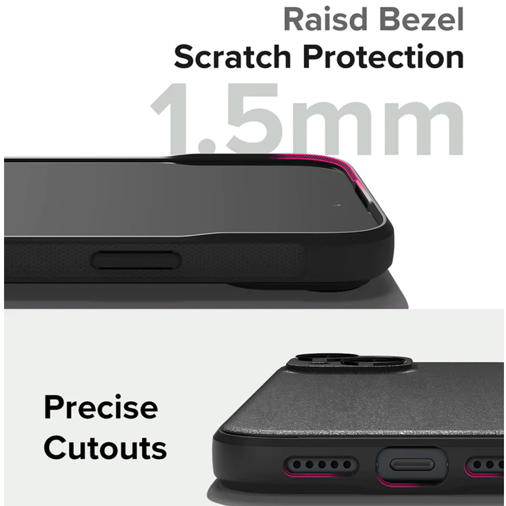Picture of Apple iPhone 15 6.1 Case | Ringke Onyx Tough Heavy Duty Slim Light Drop Protection Case for Apple iPhone 15 6.1 (Black)