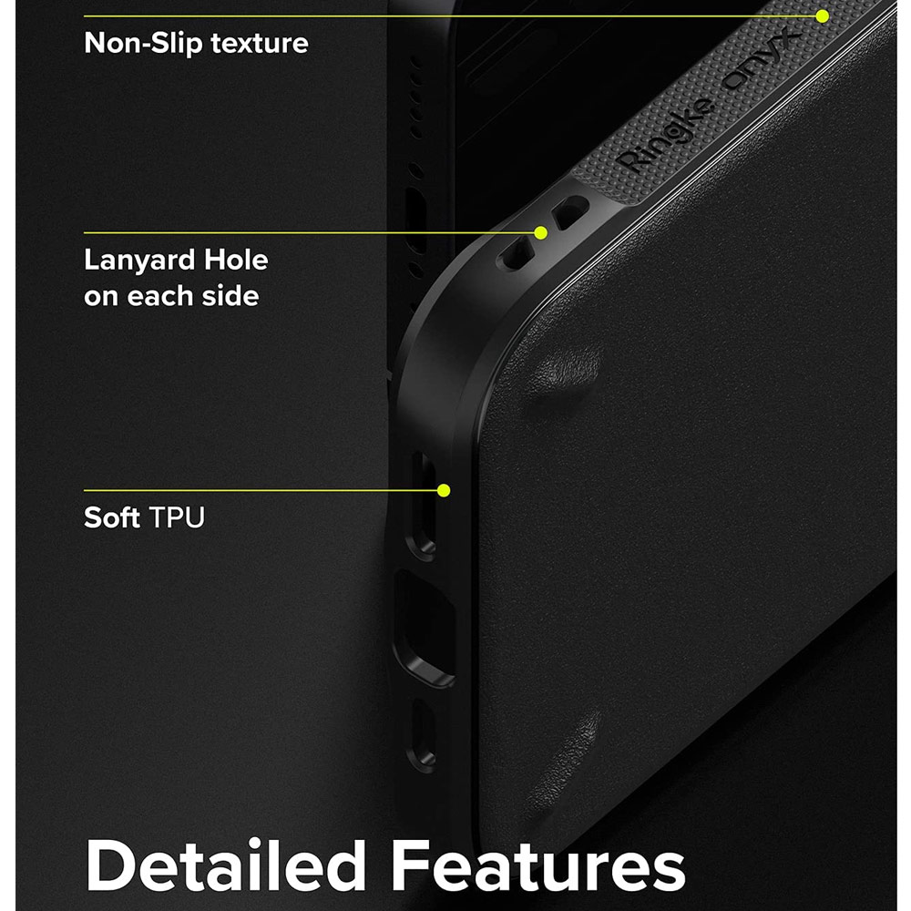 Picture of Apple iPhone 13 6.1 Case | Ringke Onyx Protection Case for Apple iPhone 13 6.1 (Dark Gray)