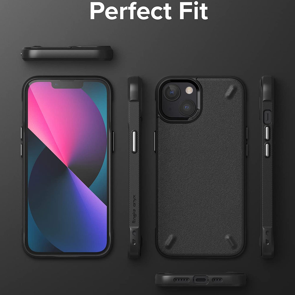 Picture of Apple iPhone 13 6.1 Case | Ringke Onyx Protection Case for Apple iPhone 13 6.1 (Dark Gray)
