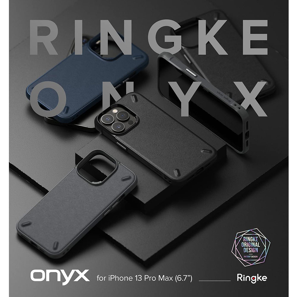 Picture of Apple iPhone 13 Pro Max 6.7 Case | Ringke Onyx Protection Case for Apple iPhone 13 Pro Max 6.7 (Black)