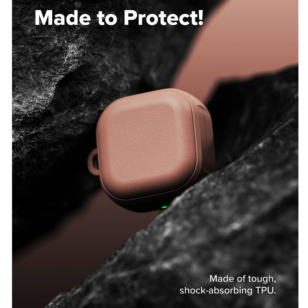 Picture of Samsung Galaxy Buds 4 Pro | 4 Case | Ringke Onyx Magnetic Rugged Impact Resistant Case for Samsung Galaxy Buds 4 Pro | 4 (Constant Coral)