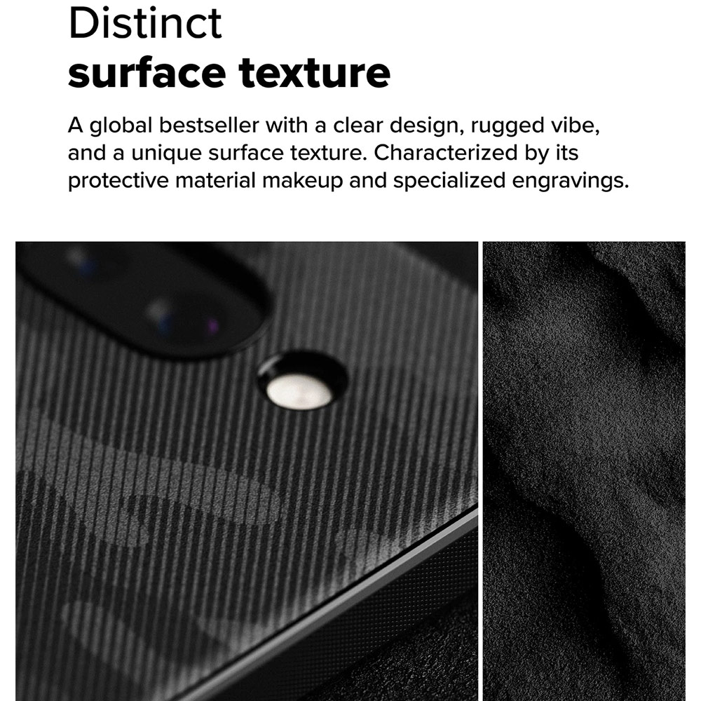 Picture of Google Pixel 9a Case | Ringke Onyx Slim Heavy Duty Drop Protection Case for Google Pixel 9a (Camo Black)