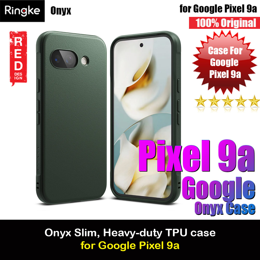Picture of Ringke Onyx Slim Heavy Duty Drop Protection Case for Google Pixel 9a (Dark Green) Google Pixel 9a- Google Pixel 9a Cases, Google Pixel 9a Covers, iPad Cases and a wide selection of Google Pixel 9a Accessories in Malaysia, Sabah, Sarawak and Singapore 