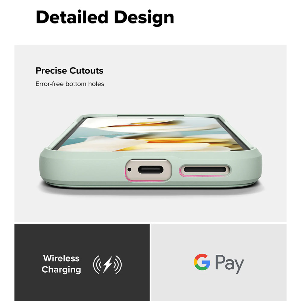 Picture of Google Pixel 9a Case | Ringke Onyx Slim Heavy Duty Drop Protection Case for Google Pixel 9a (Mint)