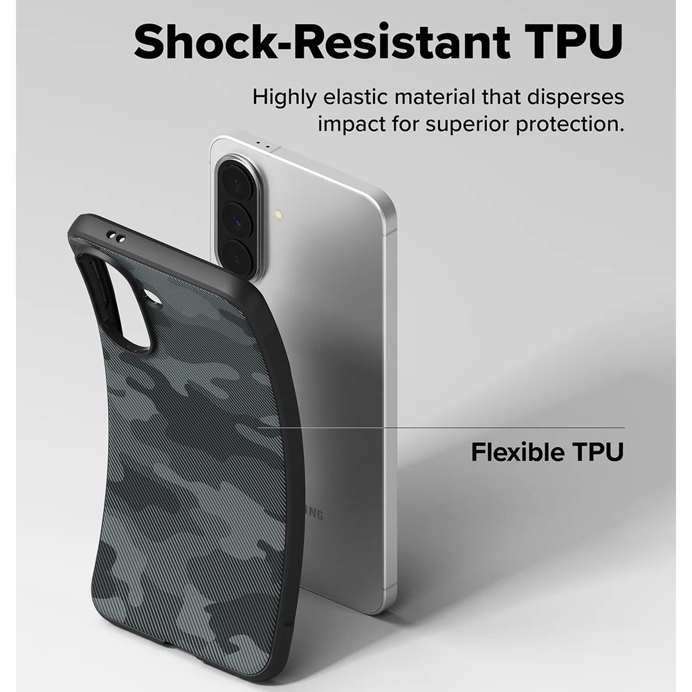 Picture of Samsung Galaxy A57 Case | Ringke Onyx Slim TPU Protection Case for Samsung Galaxy A57 (Camo Black)