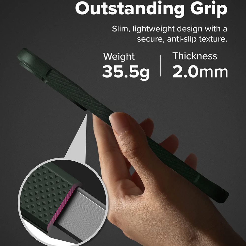 Picture of Samsung Galaxy A57 Case | Ringke Onyx Slim TPU Protection Case for Samsung Galaxy A57 (Dark Green)