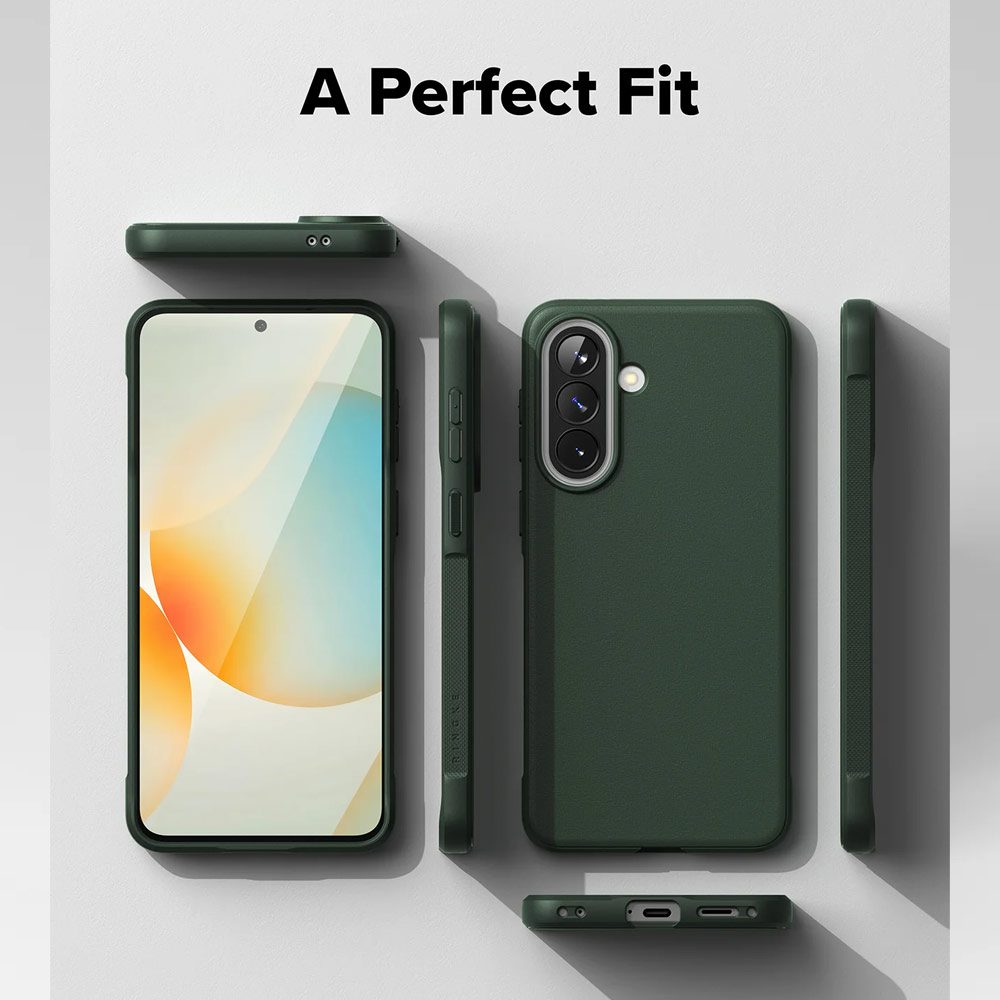 Picture of Samsung Galaxy A57 Case | Ringke Onyx Slim TPU Protection Case for Samsung Galaxy A57 (Dark Green)