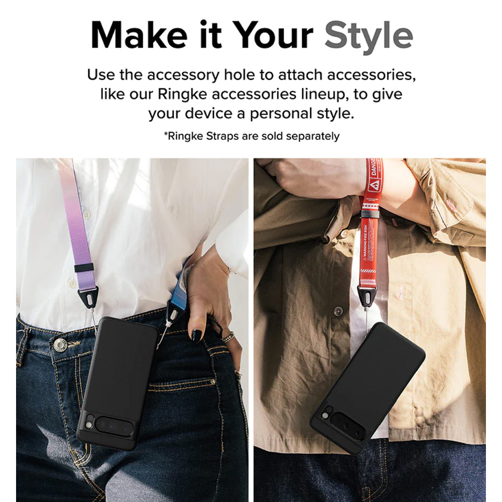 Picture of Google Pixel 8 Pro Case | Ringke Onyx Heavy Duty Drop Protection Case for Google Pixel 8 Pro (Black)