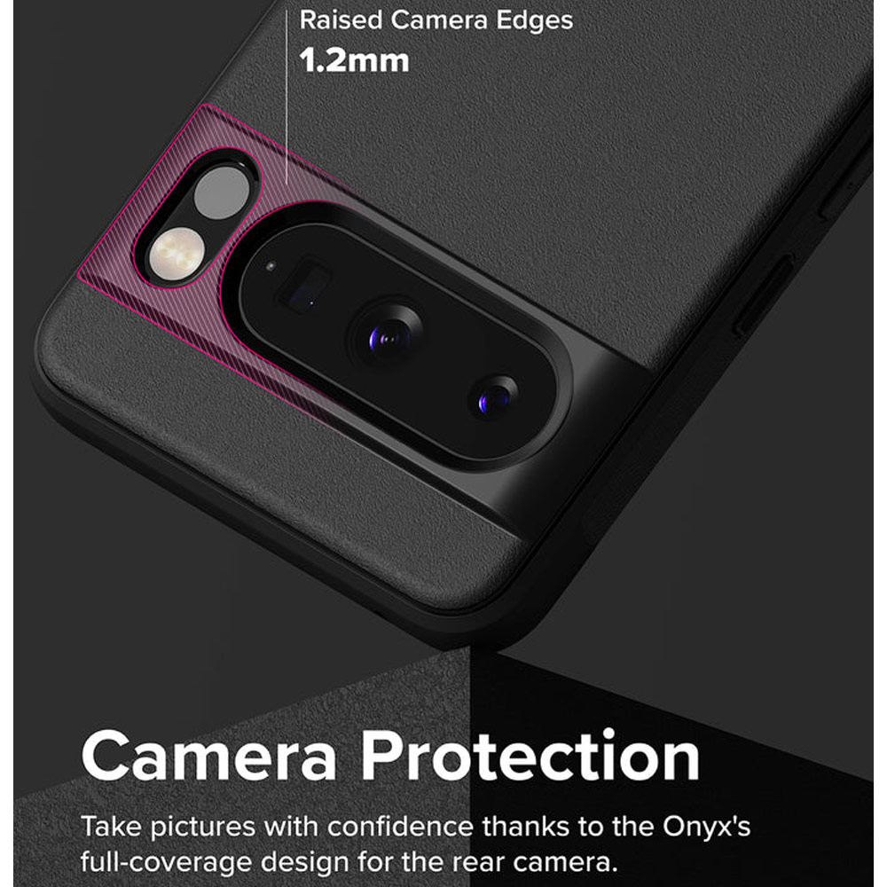 Picture of Google Pixel 8 Pro Case | Ringke Onyx Heavy Duty Drop Protection Case for Google Pixel 8 Pro (Black)