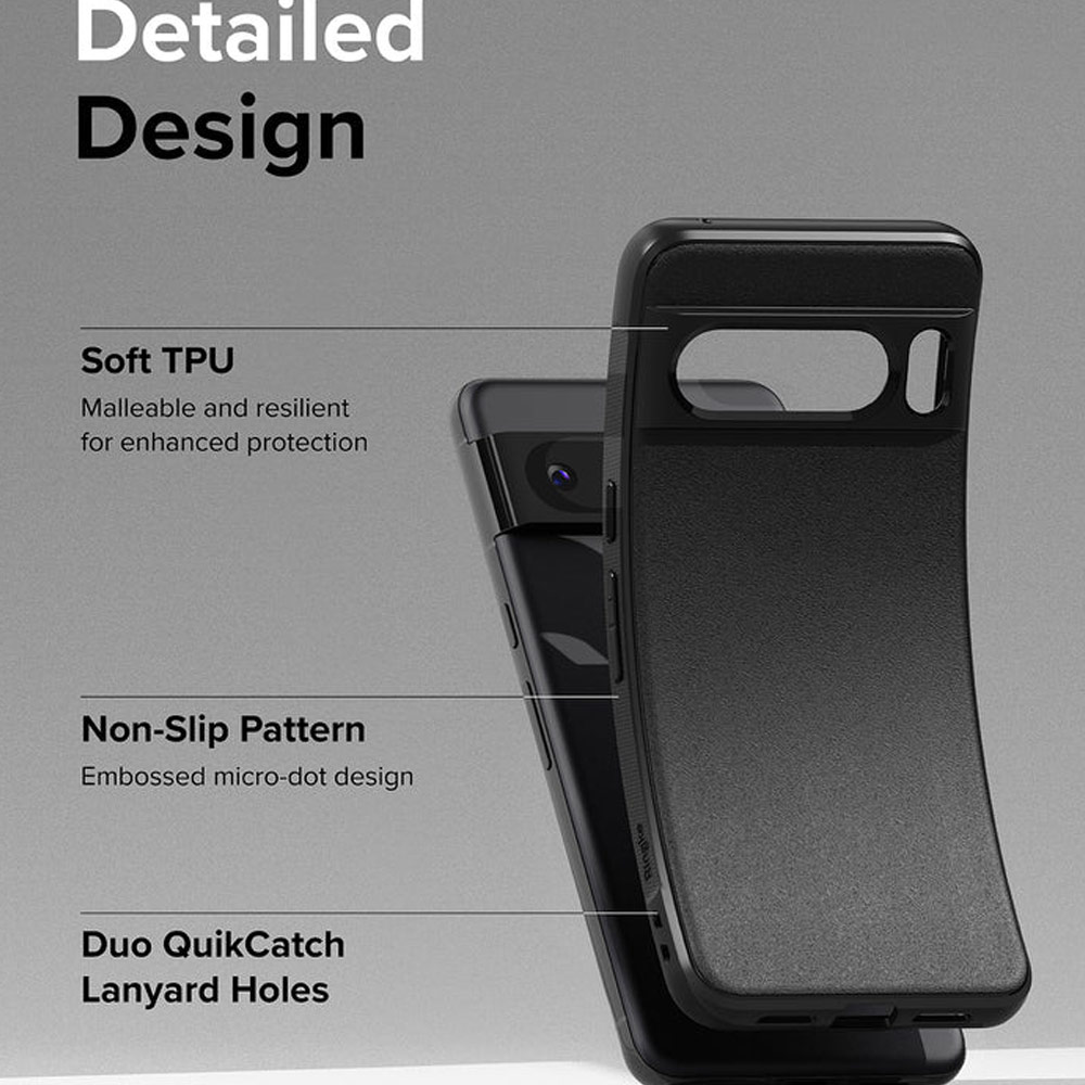 Picture of Google Pixel 8 Pro Case | Ringke Onyx Heavy Duty Drop Protection Case for Google Pixel 8 Pro (Black)