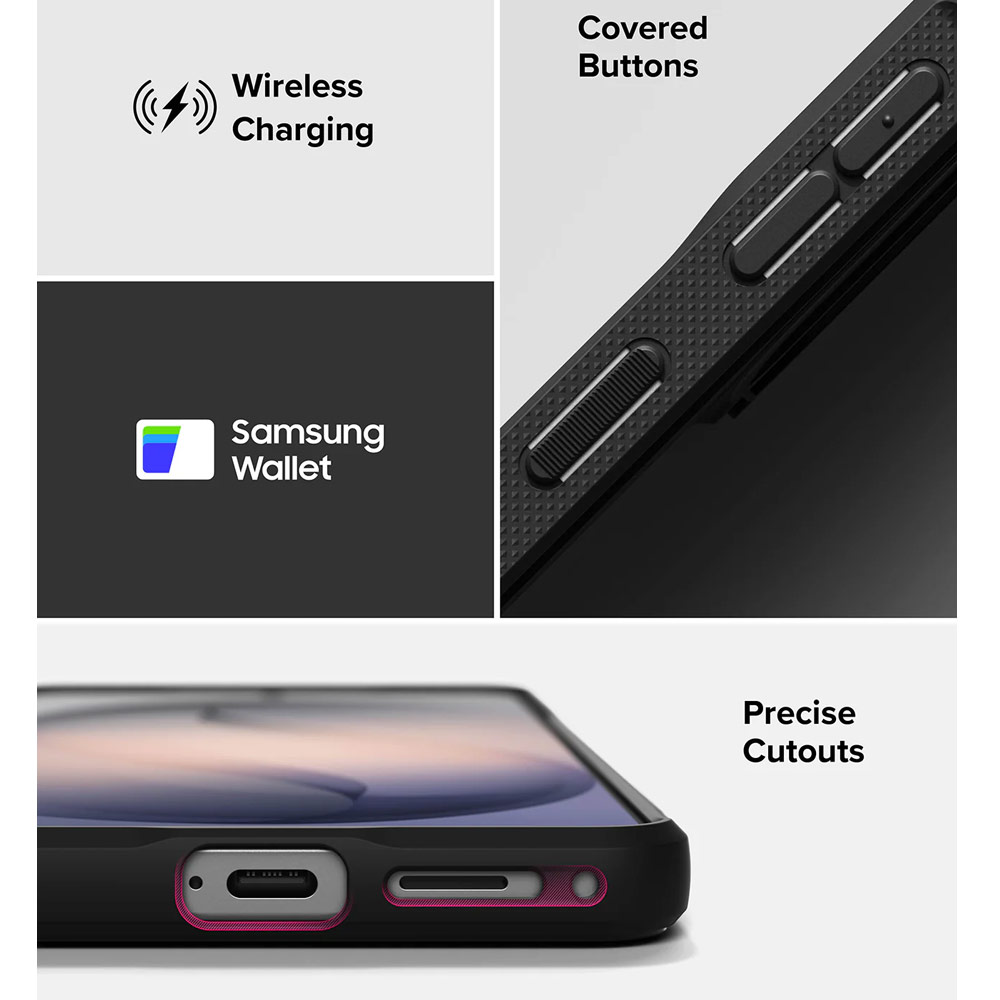 Picture of Samsung Galaxy S26 Case | Ringke Onyx Slim TPU Protection Case for Samsung Galaxy S26 (Black)