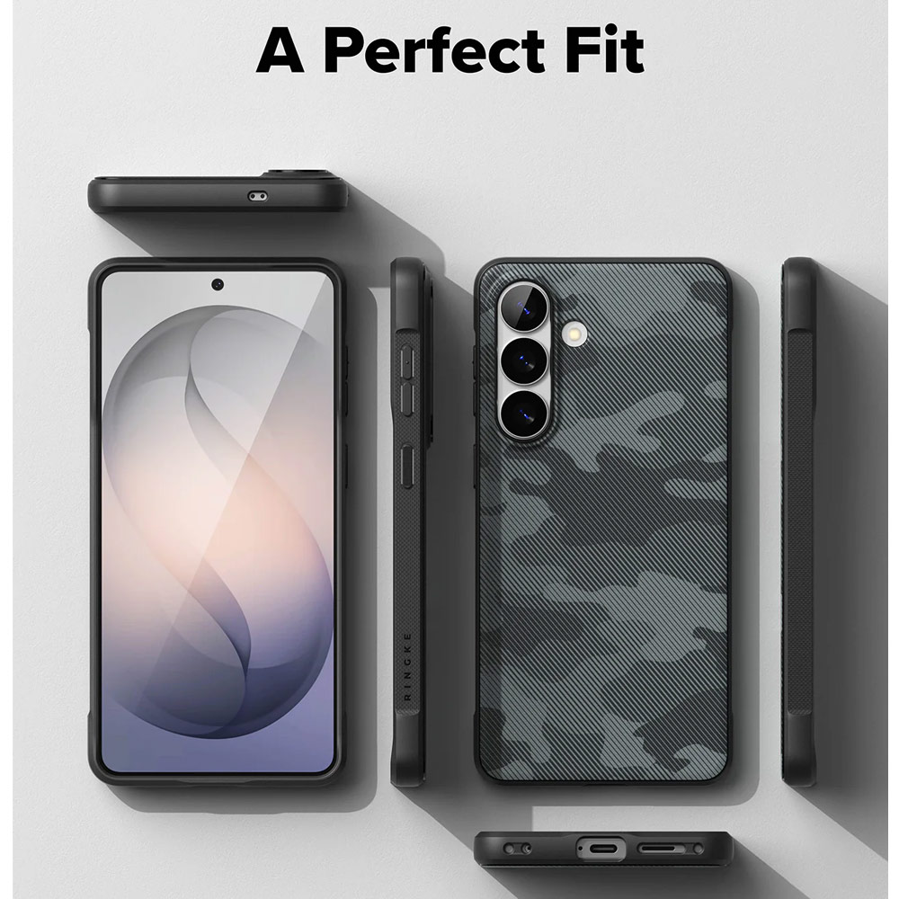 Picture of Samsung Galaxy S26 Plus Case | Ringke Onyx Slim TPU Protection Case for Samsung Galaxy S26 Plus (Camo Black)