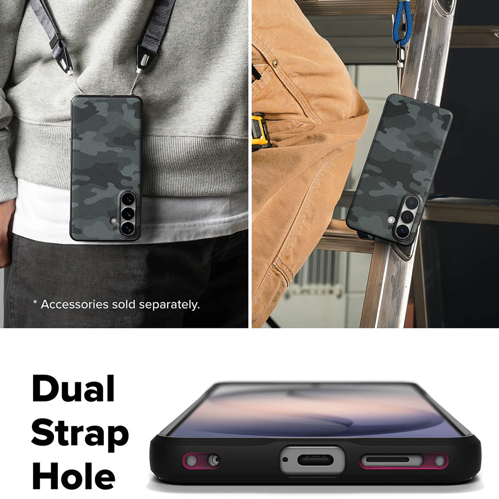 Picture of Samsung Galaxy S26 Plus Case | Ringke Onyx Slim TPU Protection Case for Samsung Galaxy S26 Plus (Camo Black)