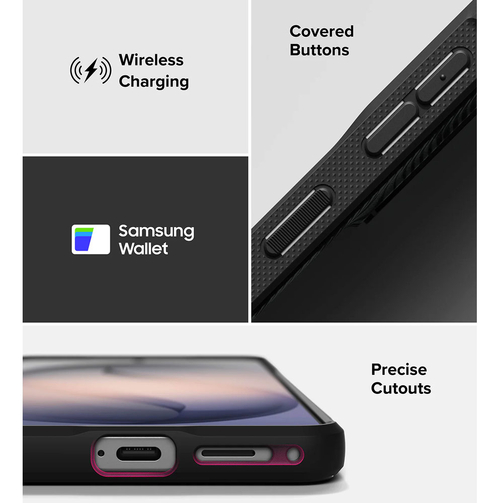 Picture of Samsung Galaxy S26 Plus Case | Ringke Onyx Slim TPU Protection Case for Samsung Galaxy S26 Plus (Camo Black)