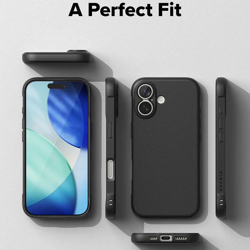 Picture of Apple iPhone 17 6.3 Case | Ringke Onyx Magnetic TPU Anti Finger Print Anti Slip Drop Protection Case for iPhone 17 6.3 (Black)