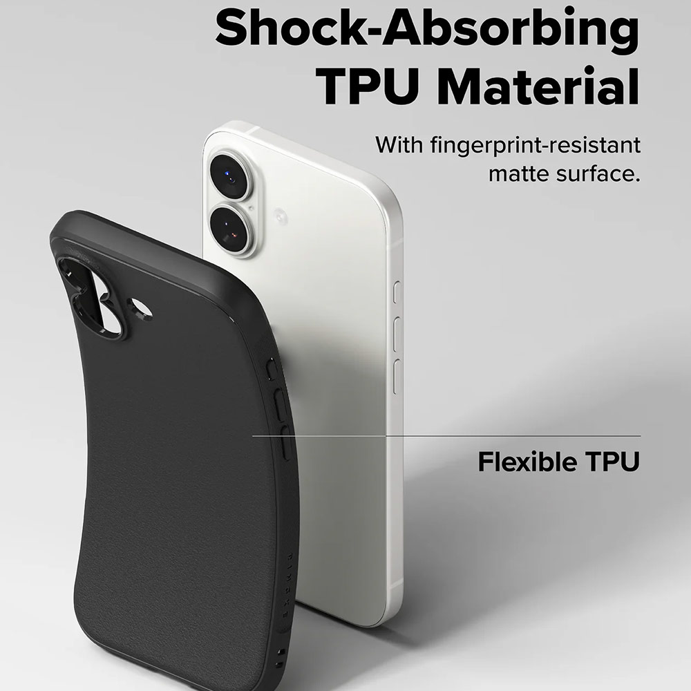 Picture of Apple iPhone 17 6.3 Case | Ringke Onyx Magnetic TPU Anti Finger Print Anti Slip Drop Protection Case for iPhone 17 6.3 (Black)
