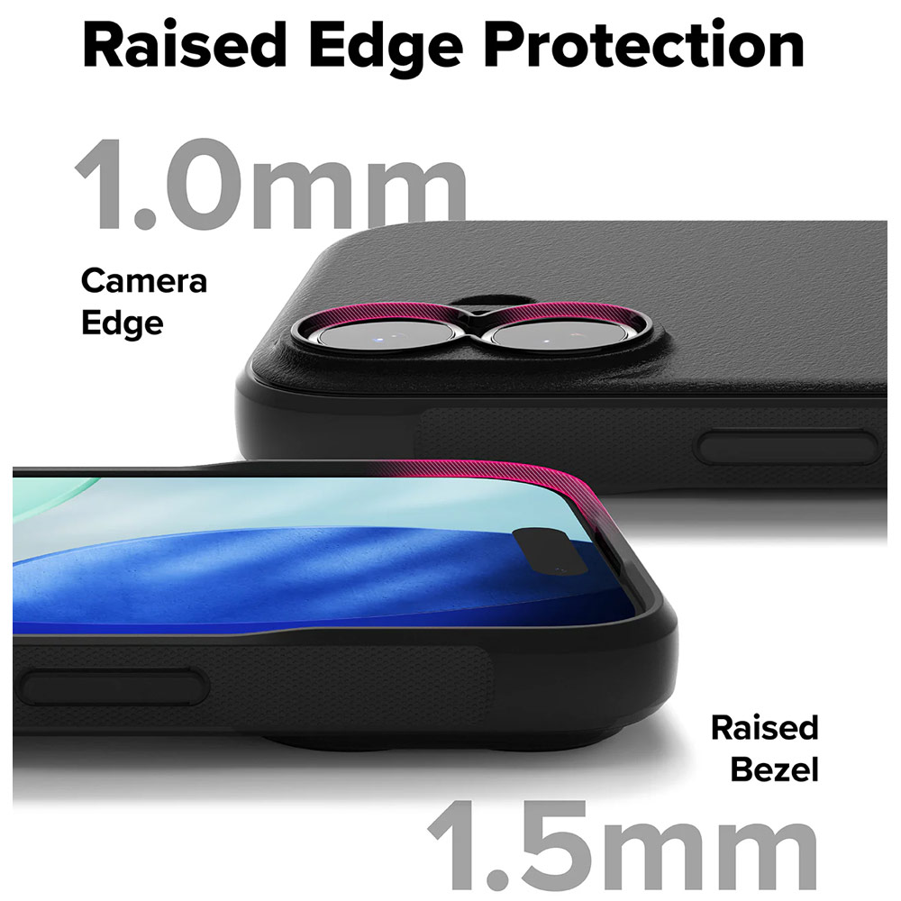 Picture of Apple iPhone 17 6.3 Case | Ringke Onyx Magnetic TPU Anti Finger Print Anti Slip Drop Protection Case for iPhone 17 6.3 (Black)
