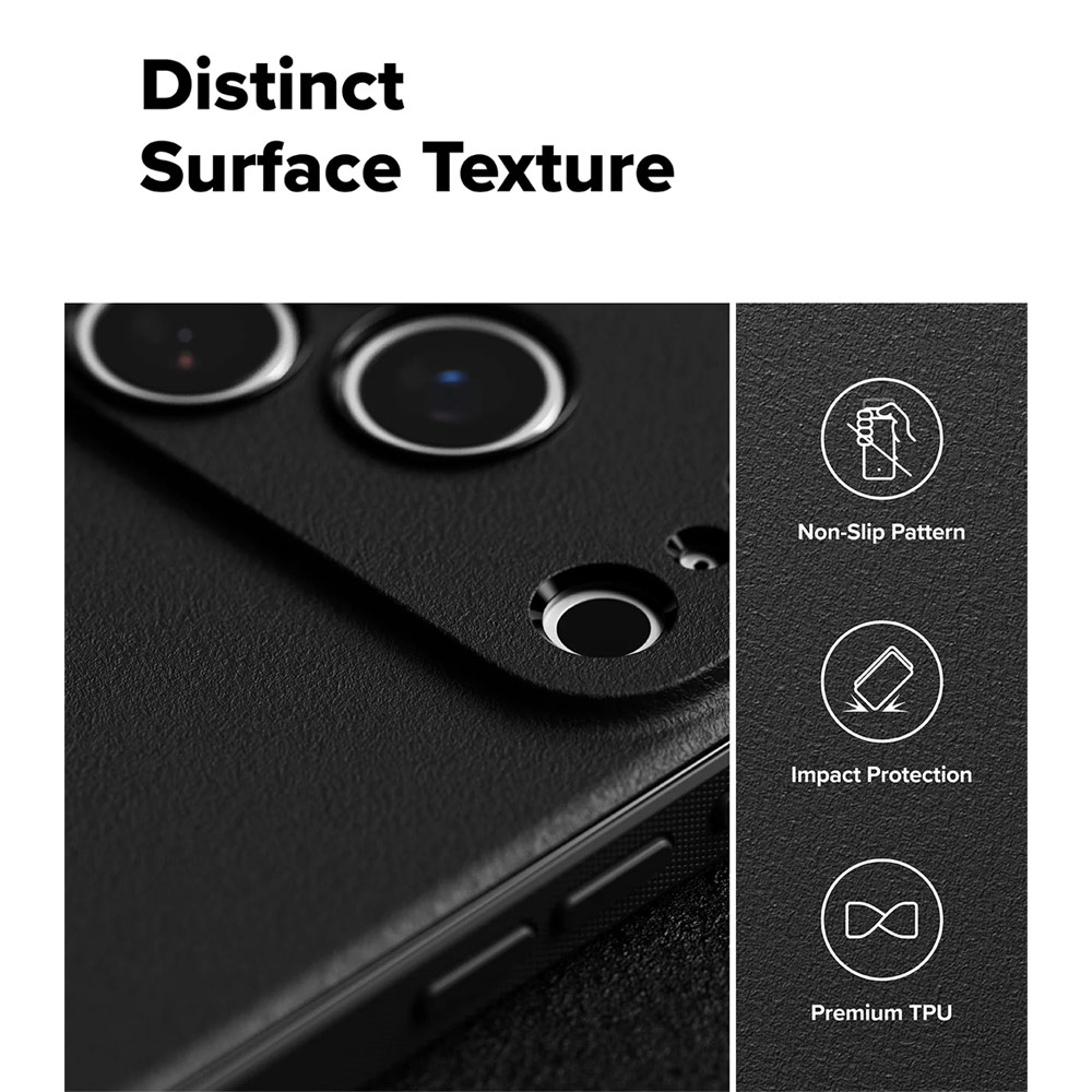 Picture of Apple iPhone 17 Pro 6.3 Case | Ringke Onyx Magnetic TPU Anti Finger Print Anti Slip Drop Protection Case for iPhone 17 Pro 6.3 (Black)