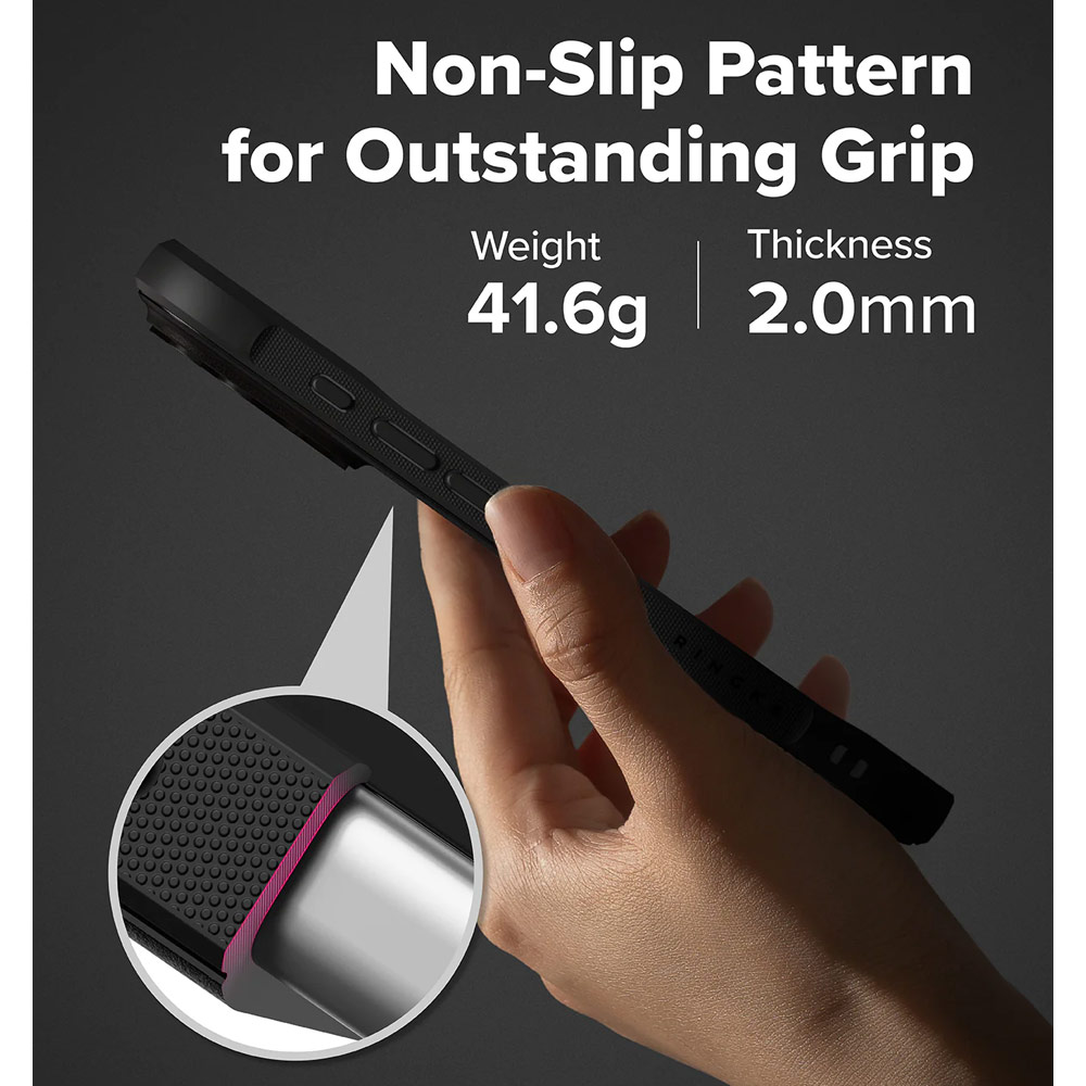 Picture of Apple iPhone 17 Pro 6.3 Case | Ringke Onyx Magnetic TPU Anti Finger Print Anti Slip Drop Protection Case for iPhone 17 Pro 6.3 (Black)