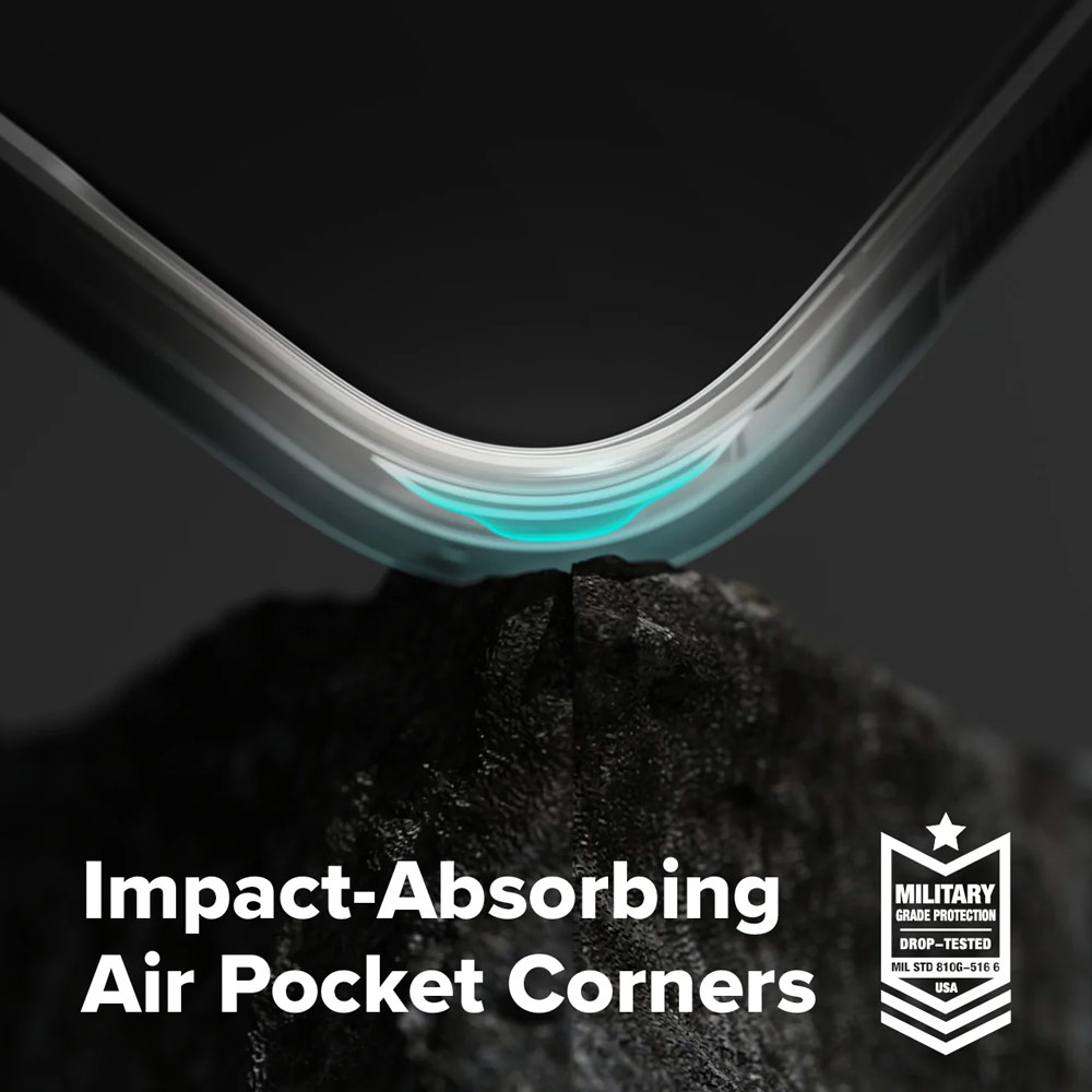 Picture of Apple iPhone Air 6.5 Case | Ringke Onyx Magnetic TPU Anti Finger Print Anti Slip Drop Protection Case for iPhone Air 6.5 (Black)