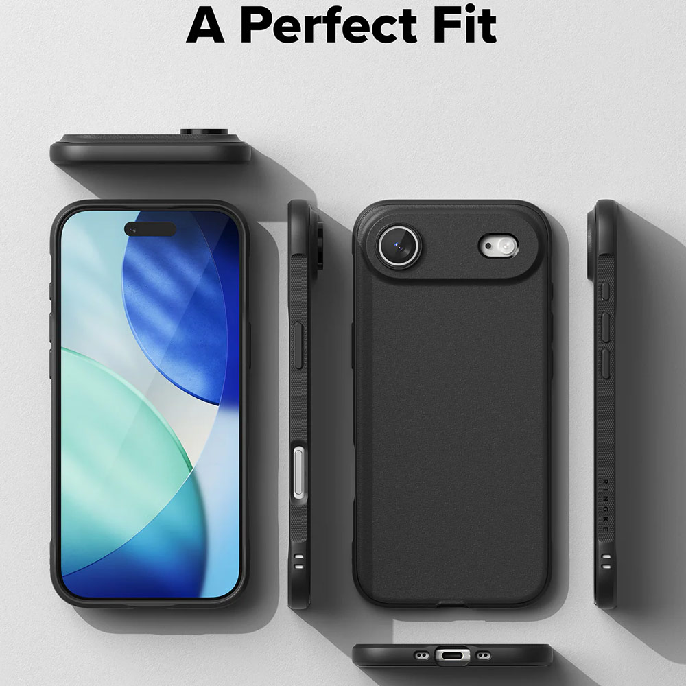 Picture of Apple iPhone Air 6.5 Case | Ringke Onyx Magnetic TPU Anti Finger Print Anti Slip Drop Protection Case for iPhone Air 6.5 (Black)